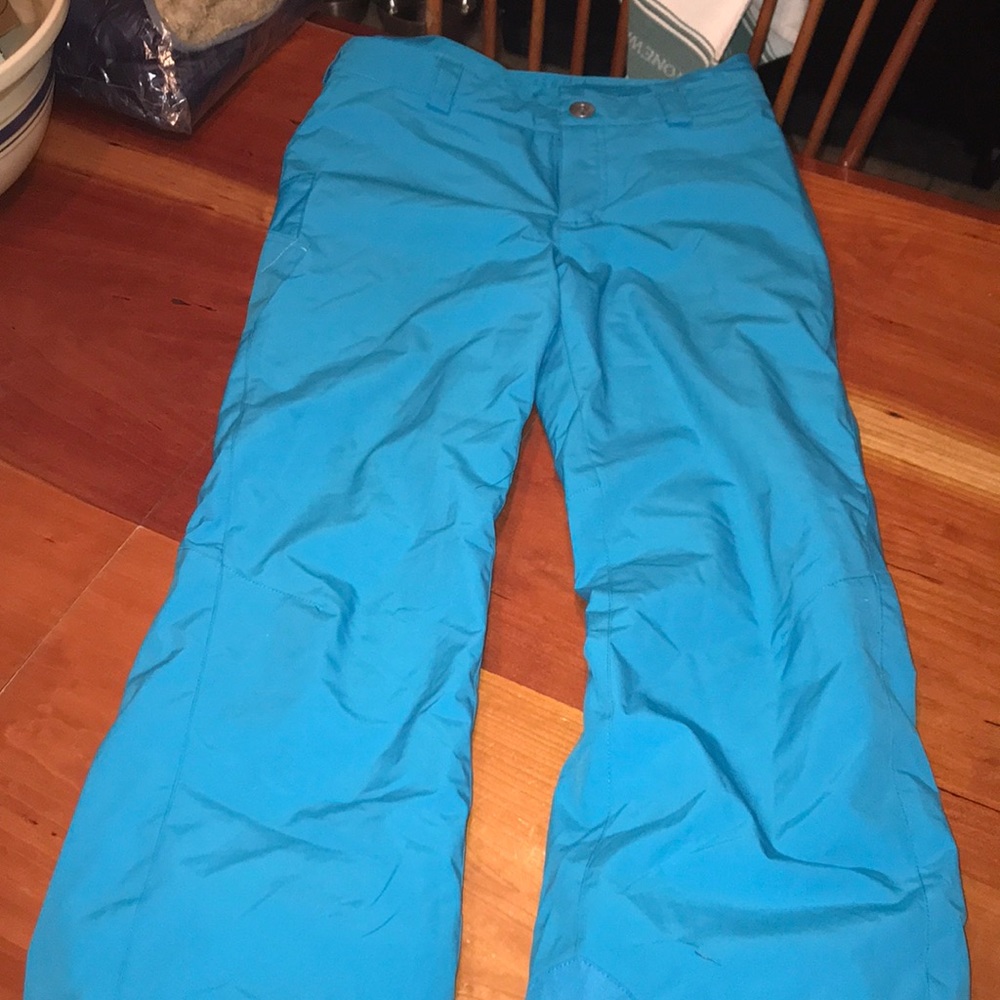 Girls size 16 blue Spyder snow pants
